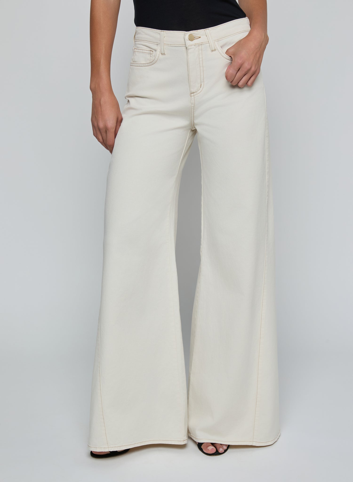 BEAU H/R T-SEAM WIDE LEG