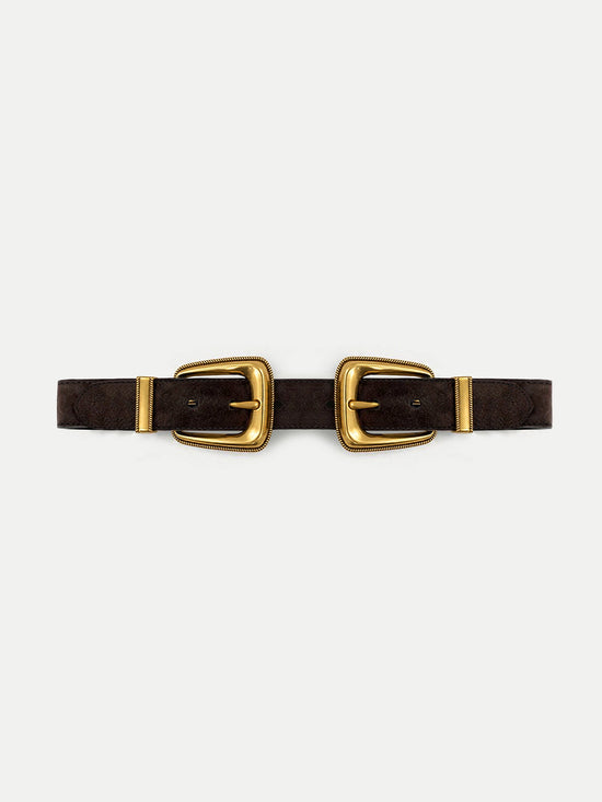 Double-Buckle Arch Waist Belt (PRE-SALE)