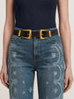 Double-Buckle Arch Waist Belt (PRE-SALE)