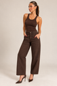Anouk Utility Pant - Chocolate