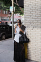 LACE MAXI SKIRT - Black