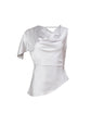 Asymmetrical Silk Top (PRE-SALE)