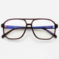 Billie Blue Light Reading Glasses +1 - Dark Chocolate (PRE-SALE)