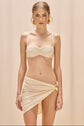 Golden Dune Lycra Short Beach Skirt (PRE-SALE)