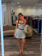 Rugby Pleated Mini Skirt