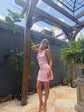 Reanna Satin Mini Dress - Tulip