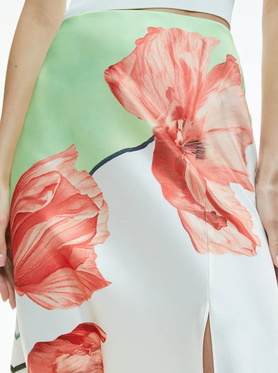 Harmony Drapey Slit Asymmetric Skirt (PRE-SALE)