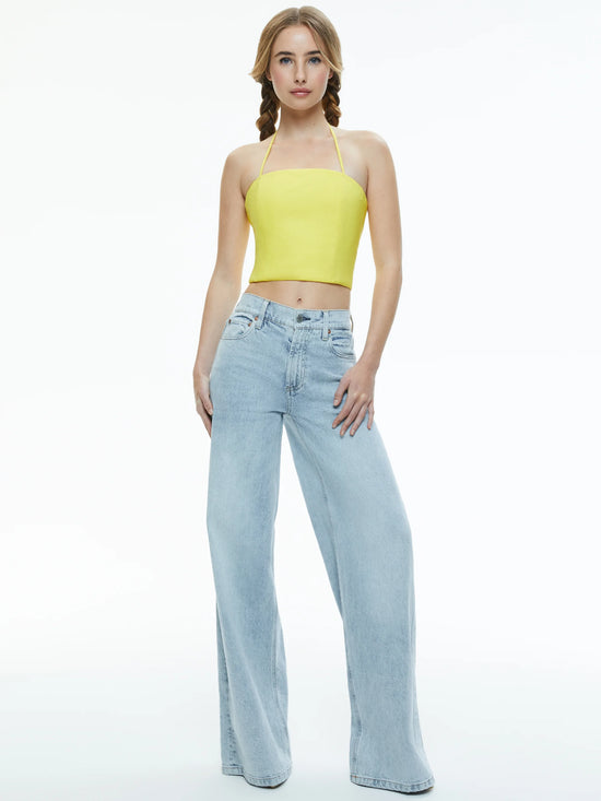 Ceresi Tie Back Halter Crop Top (PRE-SALE)