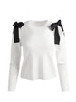 Dara Shoulder Slit Pullover