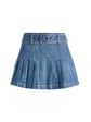 Mera Low Rise Pleated Mini Skirt