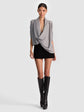 JULES CASHMERE DRAPED PULLOVER - Grey