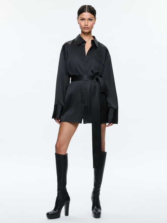 Finely Oversized Mini Shirt Dress