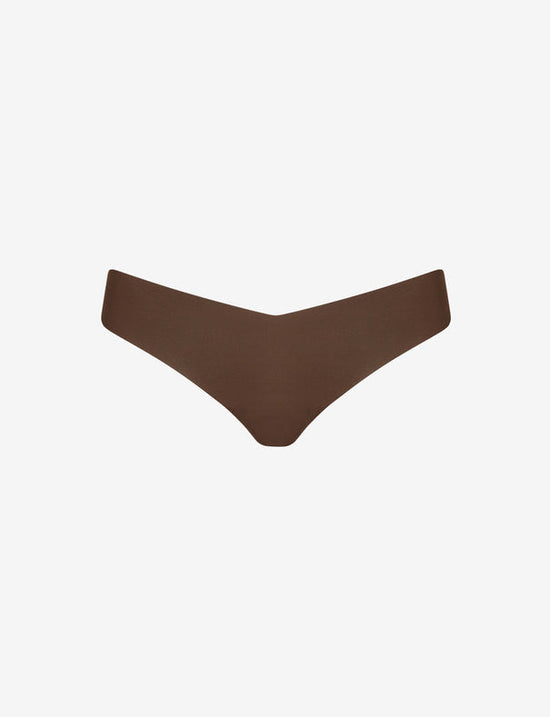 Classic Solid Thong - Mocha