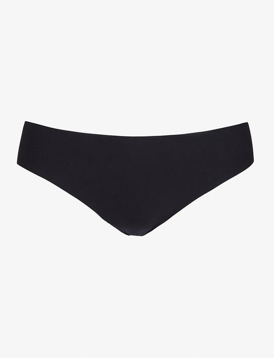 Butter Mid Rise Thong - Black