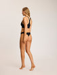Butter Mid Rise Thong - Black