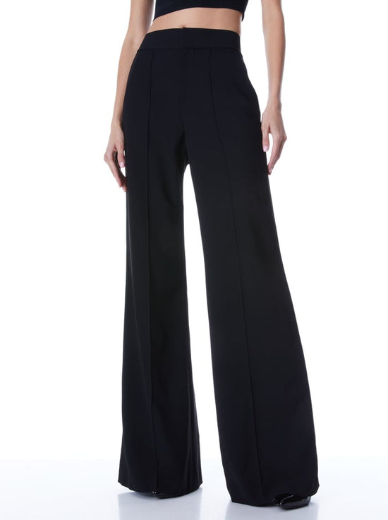 Dylan High Waist Wide Leg Pant - Black