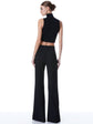 Dylan High Waist Wide Leg Pant - Black