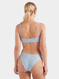 Cassie Beaded Bikini - Metallic Ice Blue