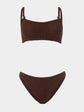 Cassie Beaded Bikini - Metallic Chocolate