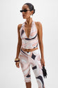 Eleganza Halter Top - Mars Beige