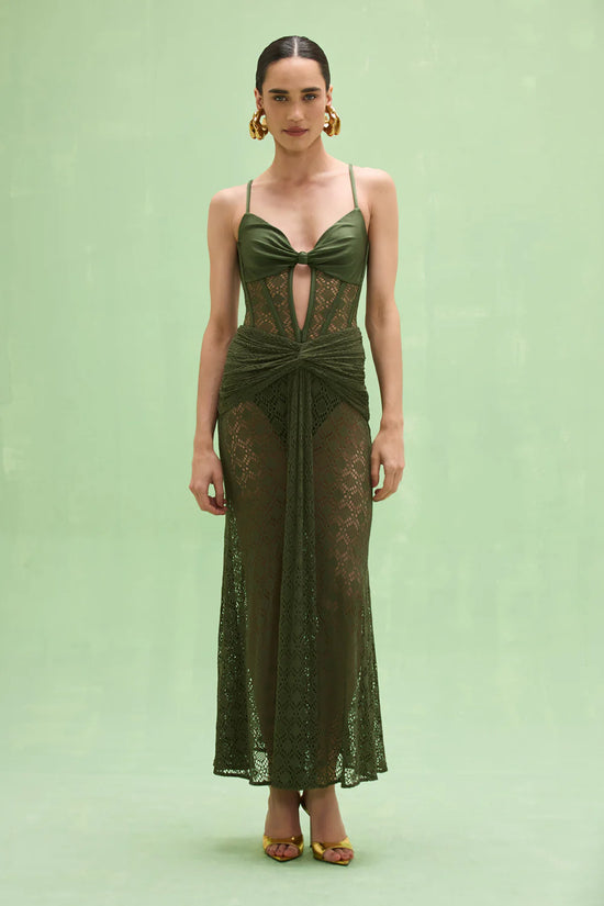SIRENA MESH MAXI DRESS
