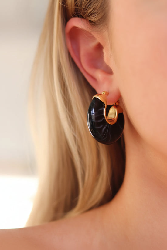 Lennon Earrings - Black