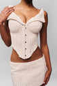 Chamonix Chiffon Corset - Ivory (PRE-SALE)