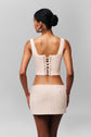 Chamonix Chiffon Corset - Ivory (PRE-SALE)