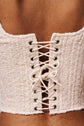 Chamonix Chiffon Corset - Ivory (PRE-SALE)