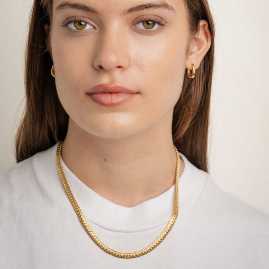 The Elevated Herringbone Necklace