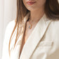 Nora Vintage Setting Necklace - Aquamarine