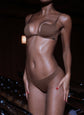 Le Stretch Micro Thong - Cocoa