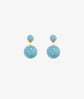 Double Ball Earring - French Blue (PRE-SALE)