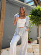 Malani Cami V Tank - White