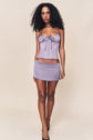 Marini Corset Top - Gunmetal