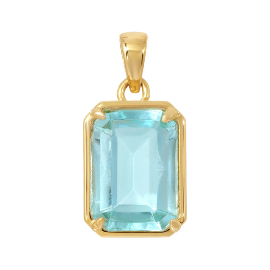 The Nora Pendant - Aquamarine