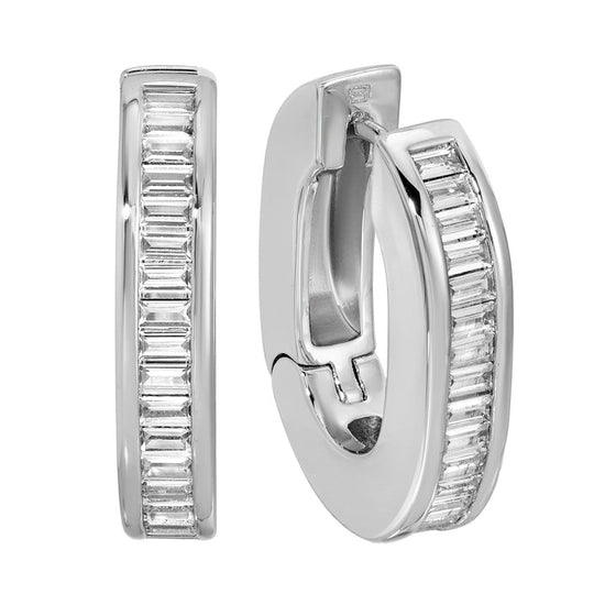 The Deco Hoops - Silver Grande
