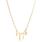Gothic Initials Necklace