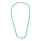 Vintage Turquoise Pearl Necklace