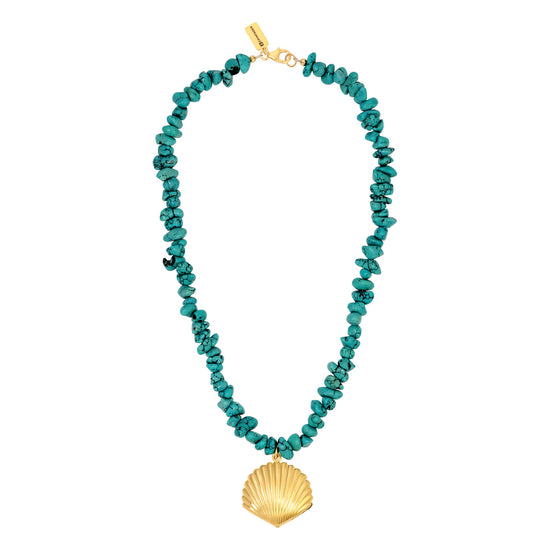 Vintage Turquoise Shell Necklace