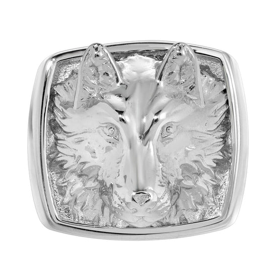 Lone Wolf Ring - Sterling Silver