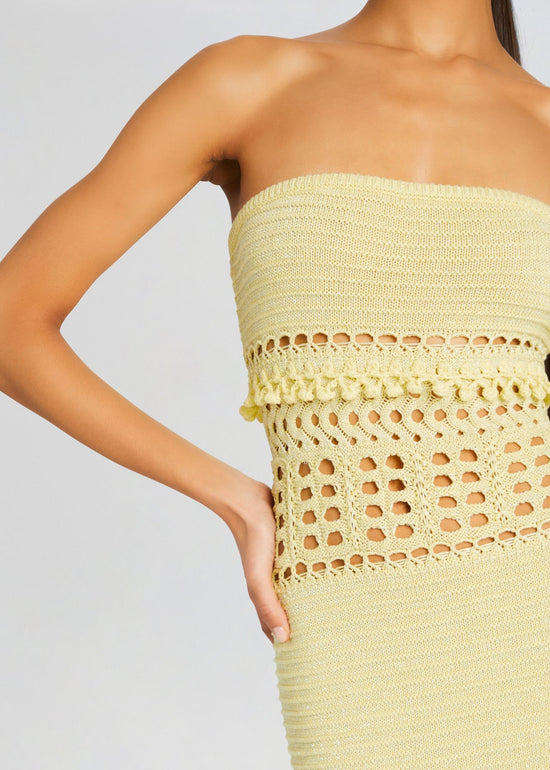 Caroline Knit Crochet Dress