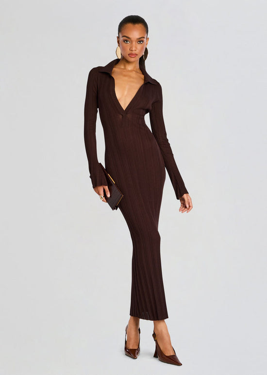 Azula Rib Knit Maxi Dress