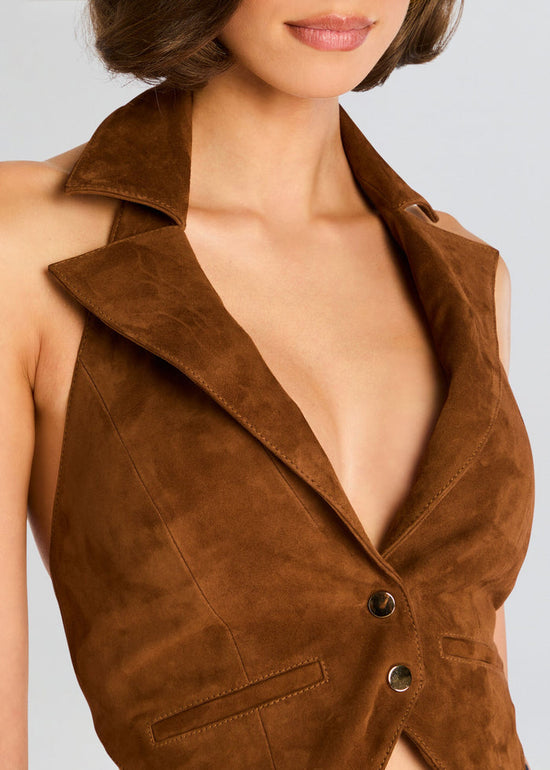 Josephine Suede Vest