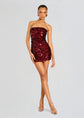 Nolia Sequin Embellished Dress - Mulberry (PRE-SALE)