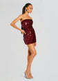 Nolia Sequin Embellished Dress - Mulberry (PRE-SALE)