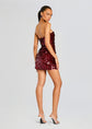 Nolia Sequin Embellished Dress - Mulberry (PRE-SALE)