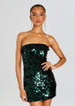 Nolia Sequin Embellished Dress - Pine (PRE-SALE)