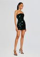 Nolia Sequin Embellished Dress - Pine (PRE-SALE)