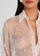 Aubriella Embellished Shirt - White (PRE-SALE)